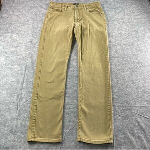 BullHead Mens Dark beige Slim Straight Denim Jeans Size‎ 32x34